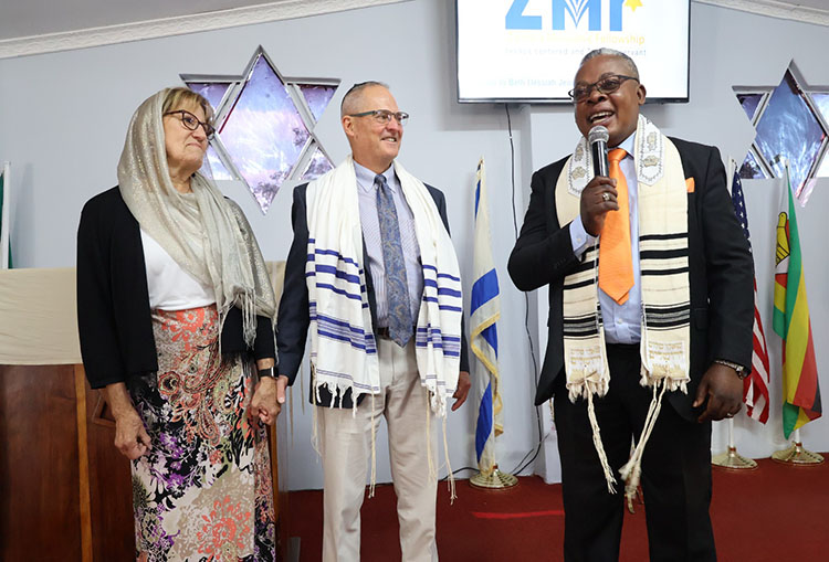 Sue and Ron Darnell visiting Zambia